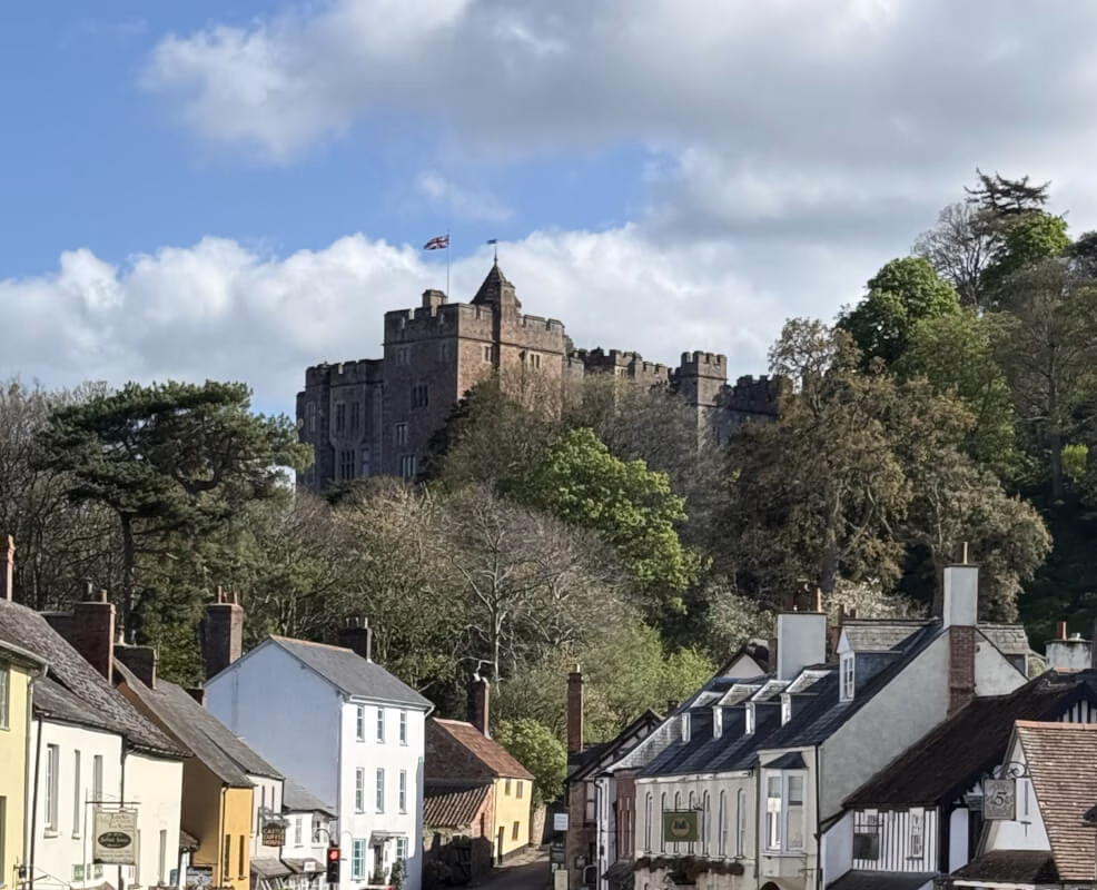 Castle on hill at Dunster