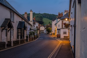 The town of Porlock